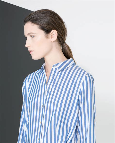 chemise à rayures femme zara.